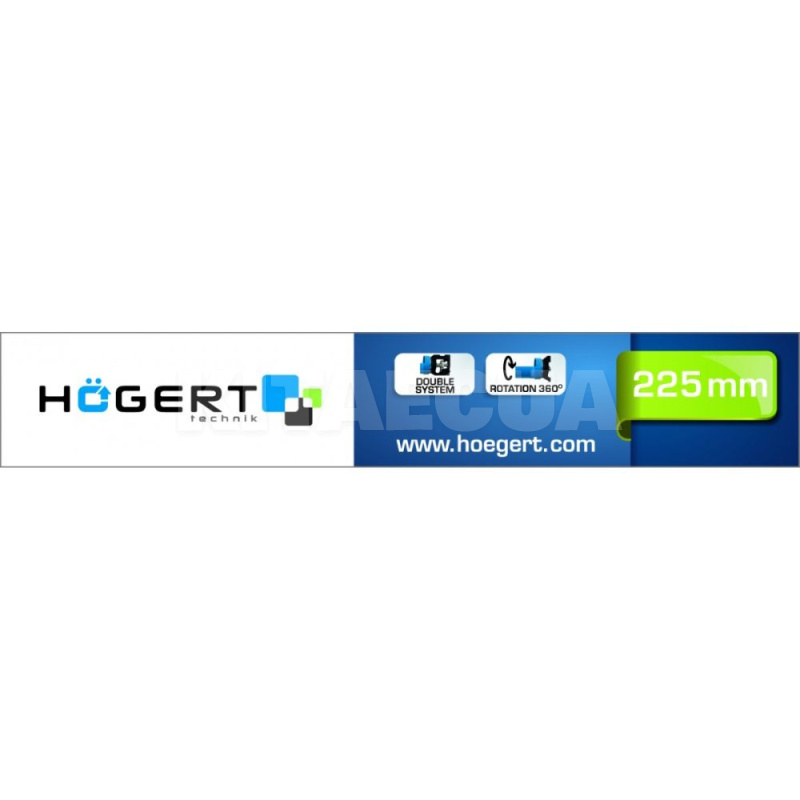 Пістолет для герметика напівкорпусний 225 мм HOGERT (HT4R402) - 2