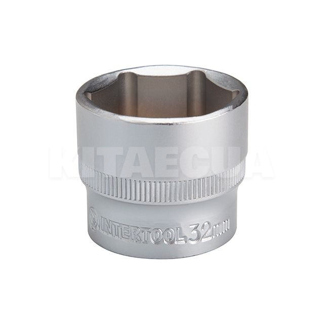 Головка торцева 6-гранна 32мм 1/2" 44мм Intertool (ET-2032) - 2