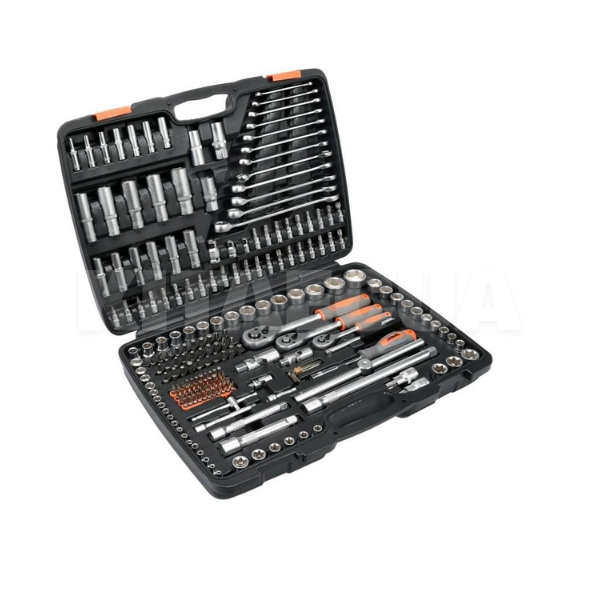 Набір торцевих головок та насадок 1/2" 216 предметів STHOR (58691)