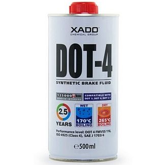 Гальмівна рідина 0.5л DOT4 XADO