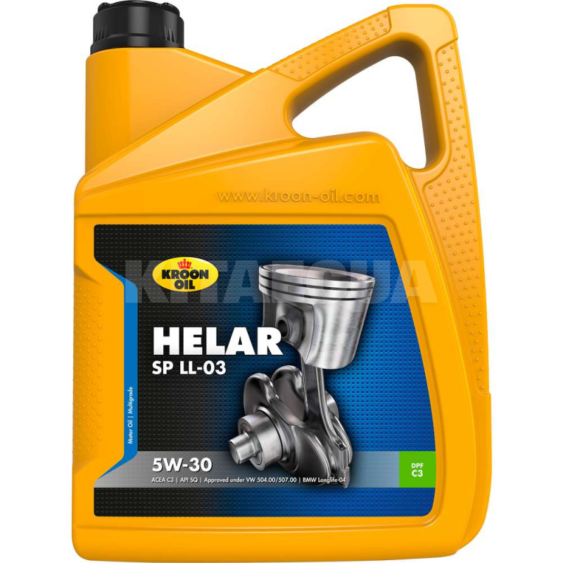 Масло моторное синтетическое 4л 5W-30 HELAR SP LL-03 KROON OIL (KL 32303)