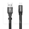 Кабель USB - Lightning 0.23м черный BASEUS (CALMBJ-01)