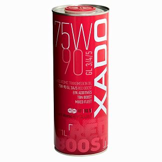 Олія трансмісійна Atomic Oil GL 3/4/5 RED BOOST 1л 75W-90 синтетичне XADO