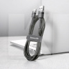 Кабель USB Type-C Cafule 3А 1м сірий/чорний BASEUS (CATKLF-BG1)