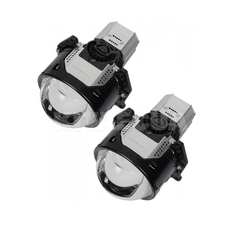 LED линзы в фары ULTIMATE U10 55/81W 5500K AMS (41625)