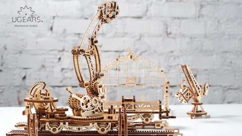 Механічний місто "Маніпулятор на рейках UGEARS (70032) - 2