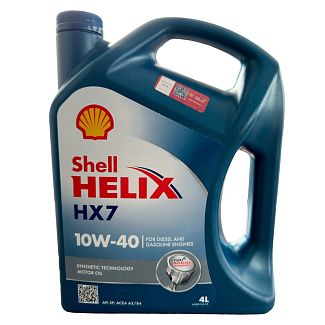 Олія моторна Helix HX7 4л 10W-40 Напівсинтетичне SHELL