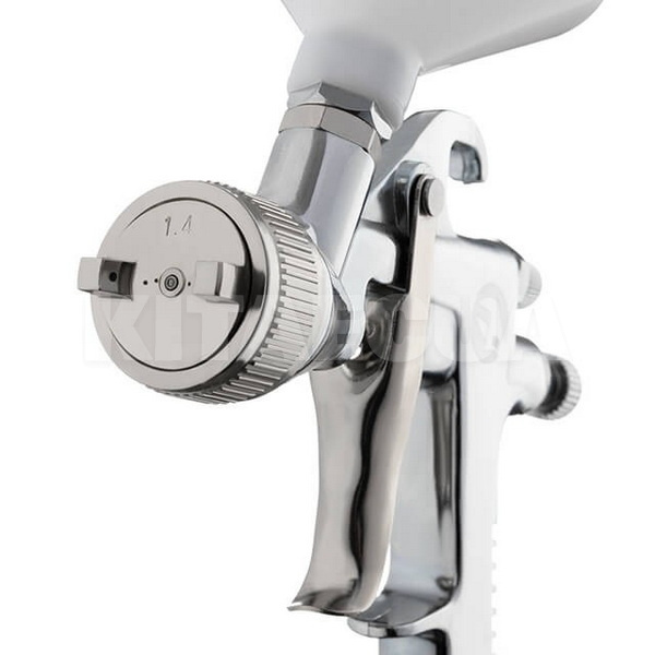 Краскопульт пневматический HP 1.4мм 5 бар бачок 600мл Intertool (PT-0111-INTERTOOL) - 6