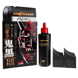 Очиститель (чернитель) шин DiGloss Black Devil Tire Wax 200мл SOFT99 - Kitaec.ua Очиститель (чернитель) шин DiGloss Black Devil Tire Wax 200мл SOFT99
