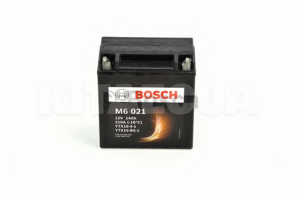 Мото аккумулятор 14Ач 210А "+" слева BOSCH (0092M60210) - 2