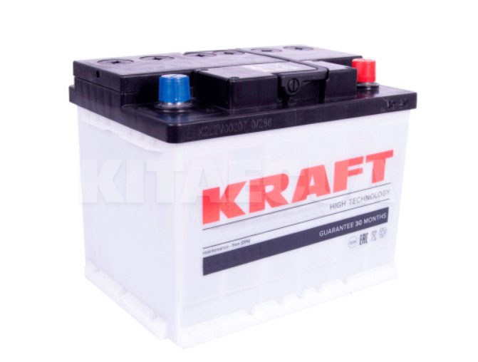 Аккумулятор автомобильный 85Ач 850А "+" справа Kraft (102462)