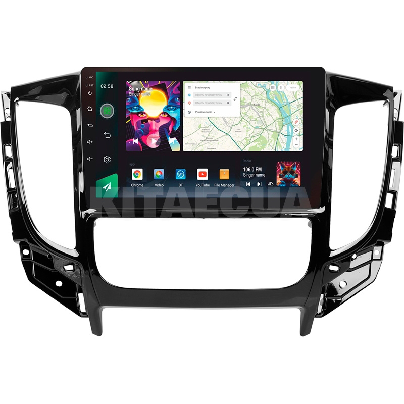 Штатная магнитола PRO 9464 4+64 Gb 9" Mitsubishi L200 5 2015-2019 SIGMA4car (39814)