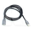 Кабель USB Lightning 2.4А 1м чорний PowerPlant (CA911790)