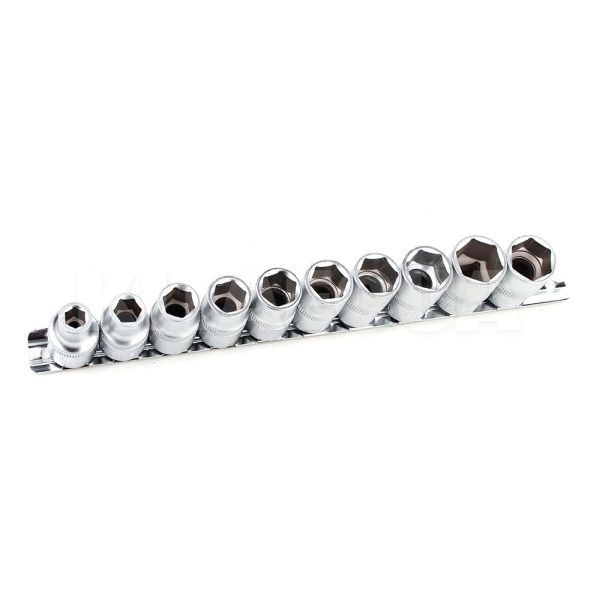 Набор торцевых головок 1/2" 10 предметов 8-19мм Intertool (ET-6012) - 3