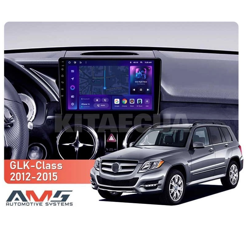 Штатна магнітола MOSS M3 4+32 ГБ 9" Mercedes-Benz GLK-Class X204 2012-2015 AMS (50163) - 2