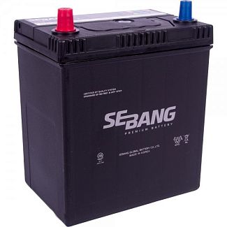 Аккумулятор автомобильный 35Ач 300А "+" справа SEBANG