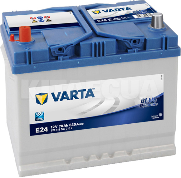 Акумулятор автомобільний 70Ач 630А "+" зліва VARTA (VT 570413BD)