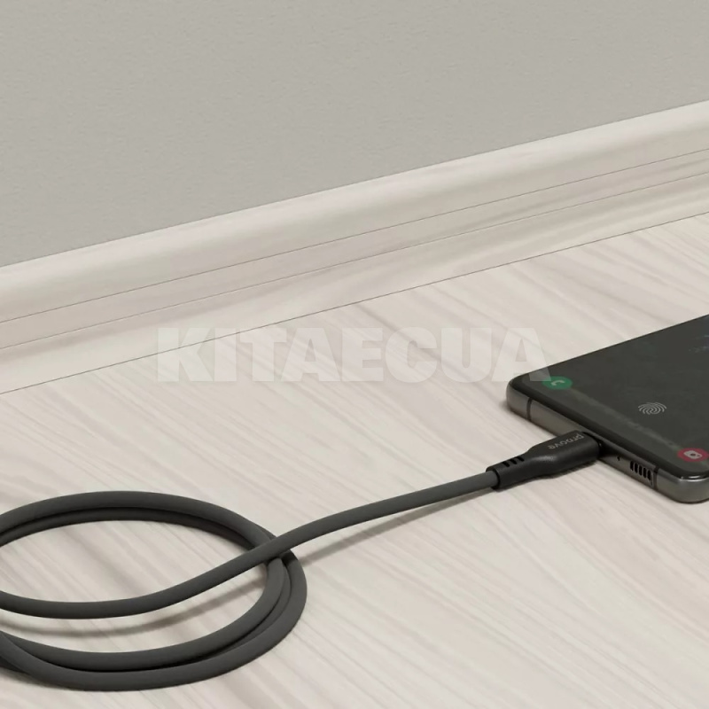 Кабель USB Type-C 2.4A 1м Rebirth черный PROOVE (557660001) - 3
