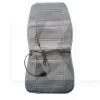 Накидка на сиденье с подогревом серая низкая 47 см 12 В Дорожня карта (DK-514GR)