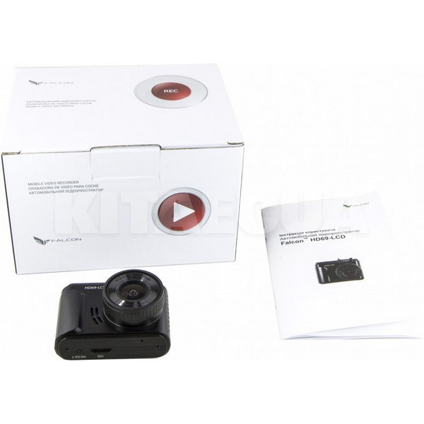 Видеорегистратор Full HD (1920x1080) USB, HDMI HD69-LCD FALCON (W5489) - 3