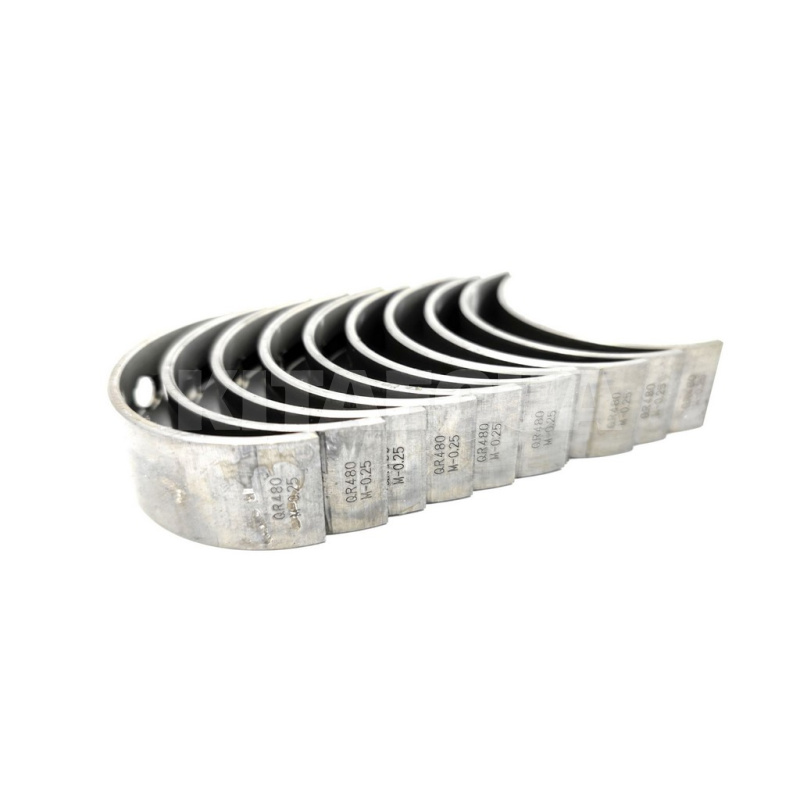 Вкладиші корінні 0.25 1.6L KLM Autoparts на Chery AMULET (480-1005012CA) - 3