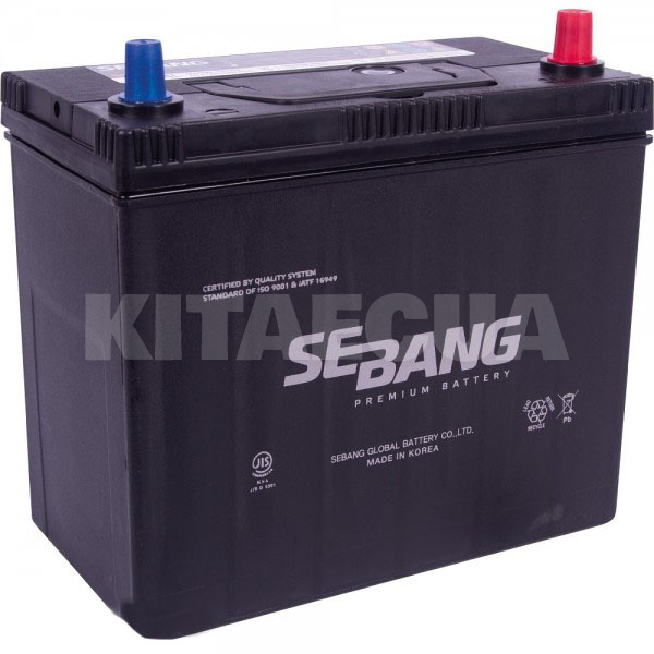 Акумулятор автомобільний 45Ач 430А "+" праворуч SEBANG (SMF 55B24L)