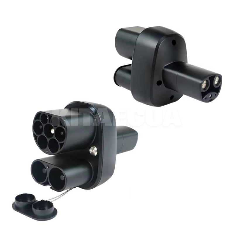 Переходник 250 кВт 400А CCS2-Type2 (станция) - Type Tesla (американское авто) KOLANKY (P-CS2TS)