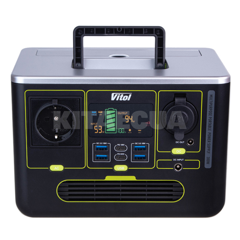 Портативная зарядная станция 444 Втч чистый синус VITOL (S633) - 2