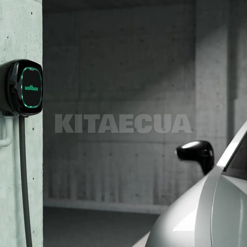 Зарядка для электромобиля 11 кВт 16А 3-фазы Type 2 (европейское авто) Pulsar Plus черная Wallbox на HYUNDAI Kona Electric (PLP1-0-2-3-9-002) - 6