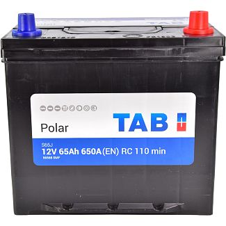 Акумулятор автомобільний 65Ач 650А "+" праворуч TAB