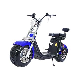 Електроскутер Citycoco Long 1500W, 60V12Ah, Blue ROODER