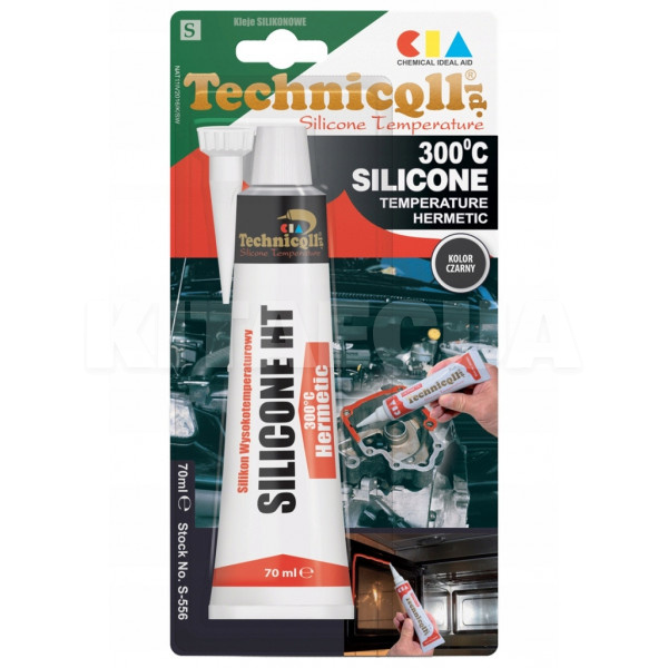 Клей-герметик високотемпературний 300°C 70 мл Technicqll (S-556)