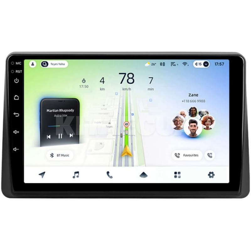 Штатная магнитола CC4L 4+64 Gb 10" Renault Arkana 2019-2024 (F2) Teyes (72427)