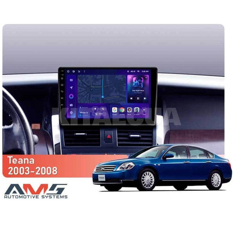 Штатна магнітола MOSS M3 4+32 ГБ 9" Nissan Teana J31 2003-2008 (F1) AMS (50591) - 2