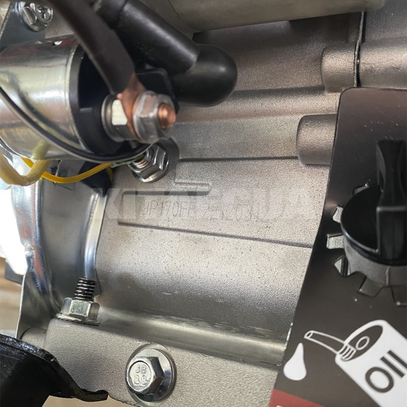 Генератор бензиновий 6.5кВт ручний та електричний запуск MAXION (MXGG-JP7500E) - 5