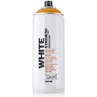 Краска декоративная синтетическая 400мл 2060 "ярко-оранжевая White MONTANA