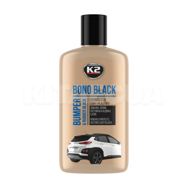 Очищувач (чорнильник) шин та бамперів 250мл Bono Black K2 (K030N)