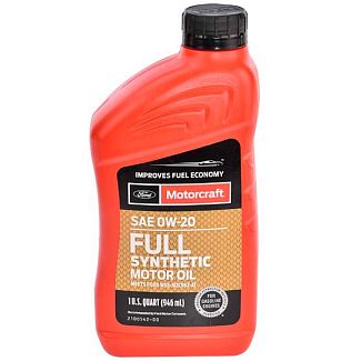 Масло моторное синтетическое 0.95л 0W-20 Motor Oil Motorcraft