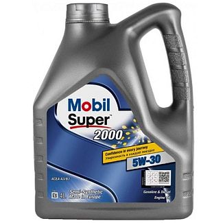 Масло моторне напівсинтетичне 4л 5W-30 Super 2000 X1 MOBIL