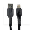 Кабель USB - Lightning 2A MI-32 0.5м черный Mibrand (MIDC/3205LB)
