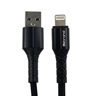 Кабель USB - Lightning 2A MI-32 0.5м черный Mibrand