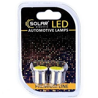 LED лампа для авто Premium Line BA15s 24V 6500K (комплект) Solar