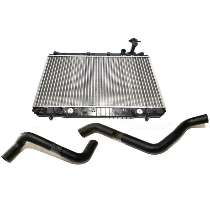 Радіатор охолодження з патрубками АКПП KIMIKO на TIGGO 2.0-2.4 (T11-1301110CA-KM-T11-1303211-UNI-T11-1303111-UNI-K)