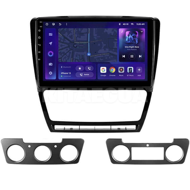 Штатна магнітола MOSS M2 4+32 Gb 10" Skoda Octavia 2 A5 2008-2013 Black AMS (49687)
