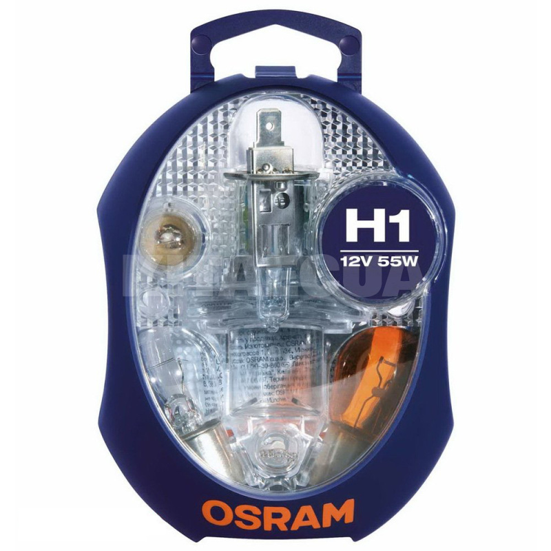 Галогенні лампи H1 55W 12V ALB Комплект Osram (OS ALB H1 12V)