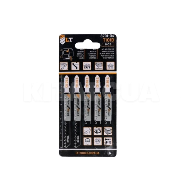 Полотно для электролобзика (5 шт.) Т101 D 3 LEVTOOLS (3701-04)