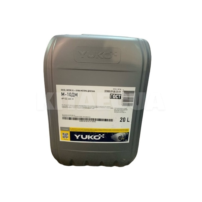Масло моторное минеральное 20л М-10ДМ Yuko (4820070240344)