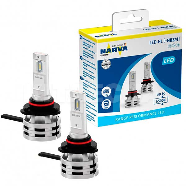 LED лампа для авто HB3 24W 6500K NARVA (18038-Narva)