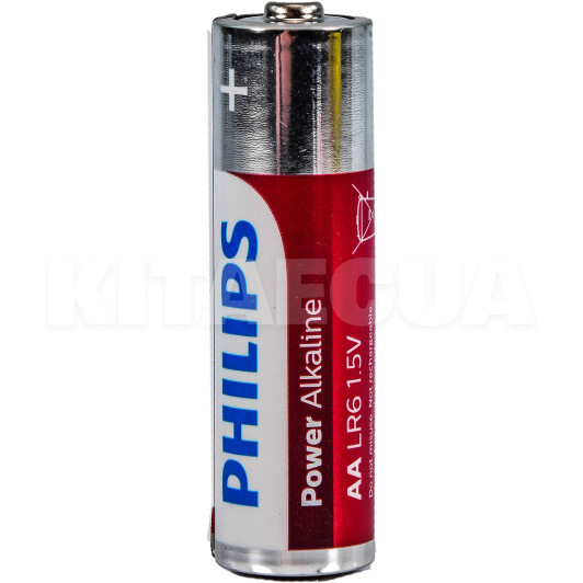 Батарейка цилиндрическая щелочная 1,5 В AA (6 шт.) Power Alkaline PHILIPS (PS LR6P6BP/10) - 3