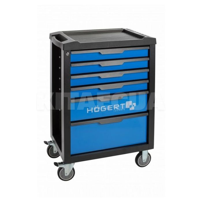 Тележка для инструмента 710 х 460 х 977 мм (6 секций) HOGERT (HT7G045)